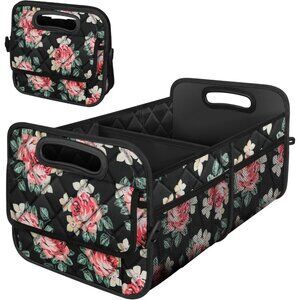 ⚡Men Floral Car Organizers and Storage with 6 Pocket Car Accessoriesizer Trunk